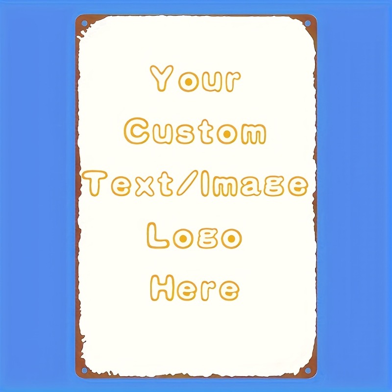 Custom Rectangular Wall Hangin - Vintage Collectible Signs recension och pris