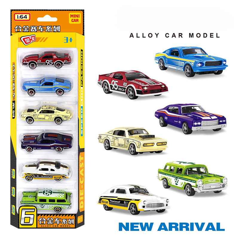 1:64 Alloy retro racing car 6- - Vintage And Collectible Toys recension och pris