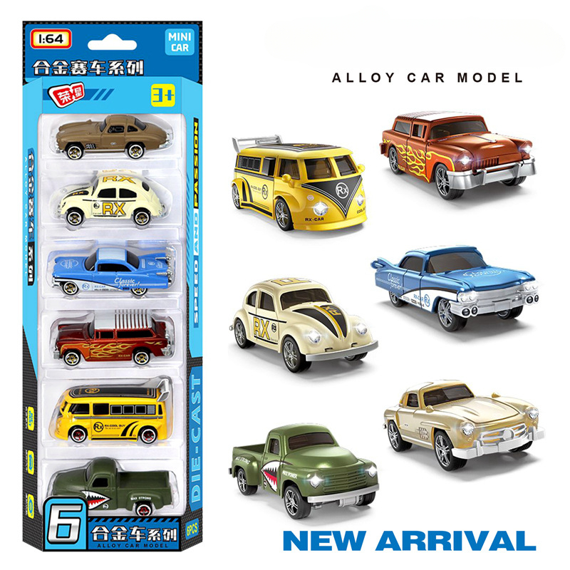 1:64 Alloy retro racing car 6- - Vintage And Collectible Toys recension och pris