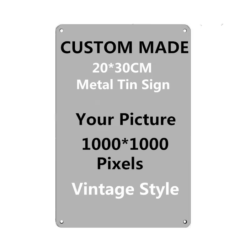 Personalized Custom Metal Tin  - Vintage Collectible Signs recension och pris