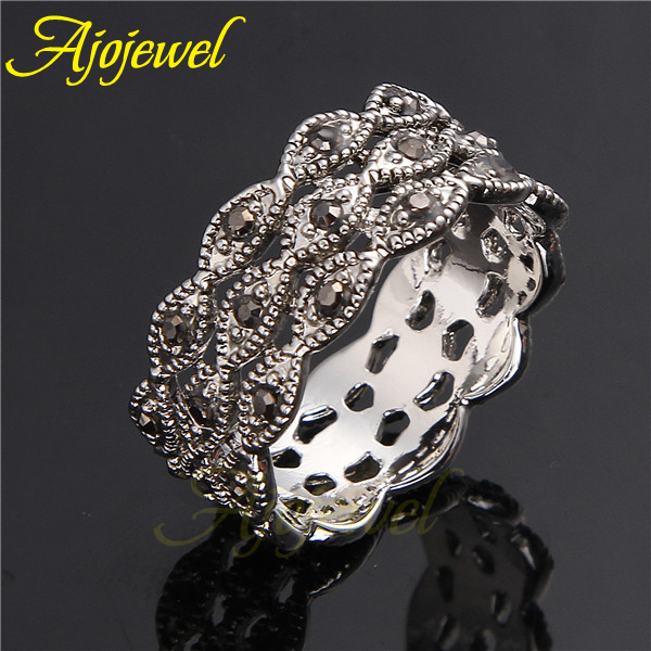 Ajojewel 3 Layer Rhinestone Ri - Vintage Collectible Jewelry recension och pris