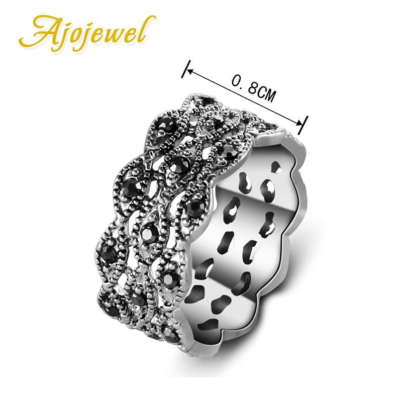 Ajojewel 3 Layer Rhinestone Ri - Vintage Collectible Jewelry recension och pris