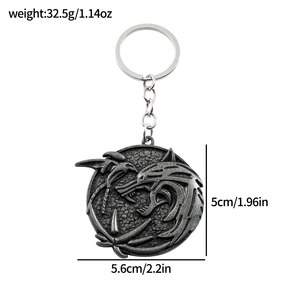 Vintage Wolf Head Keychain Gam - Vintage Item recension och pris
