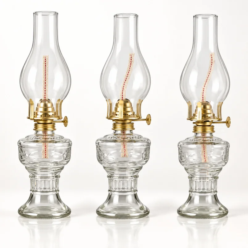 glass Vintage  Lamp Glass Oil  - Collectible Vintage Lamps recension och pris