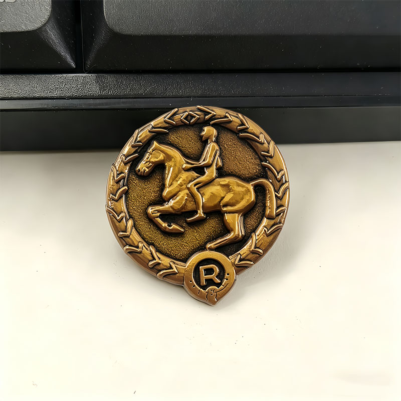 German Young Horseman Badge Ge - Vintage Collectible Pins recension och pris
