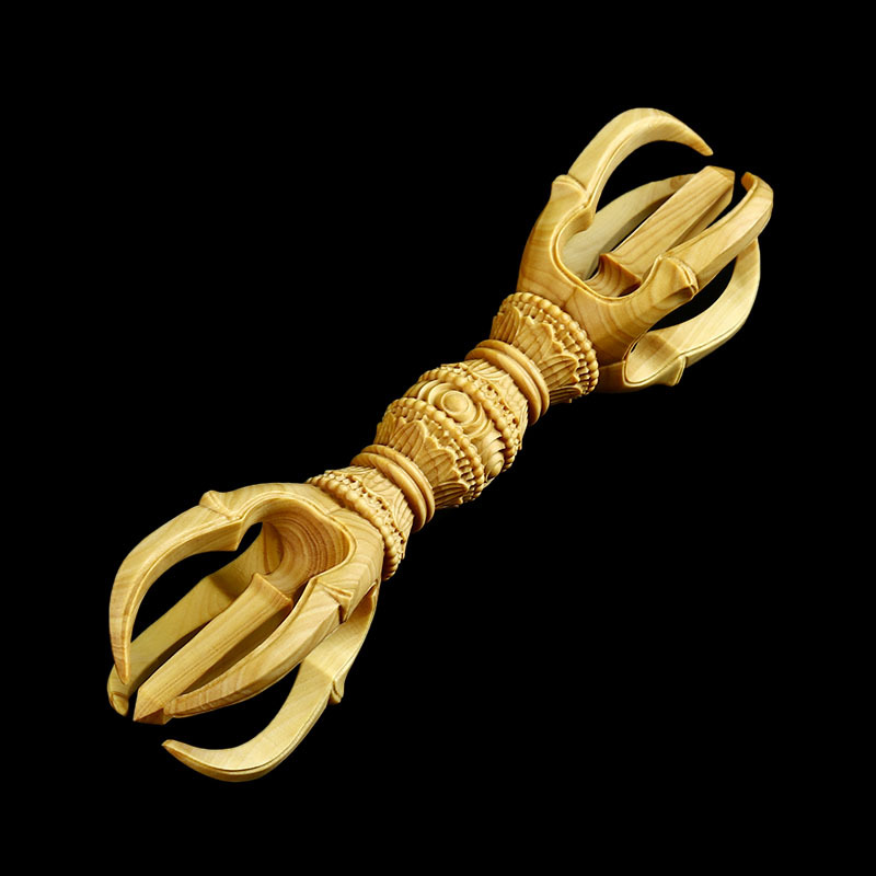 Boxwood Wood Carved Magic Vajr - Vintage Things Collection recension och pris