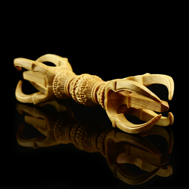 Boxwood Wood Carved Magic Vajr - Vintage Things Collection recension och pris