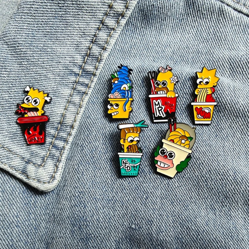 6pcs Set The Simpsons Cute fun - Vintage Item recension och pris