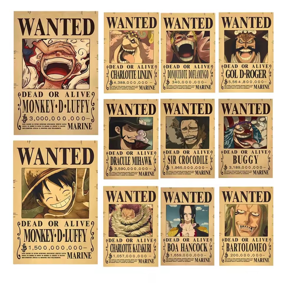 Anime One Piece Bounty Wanted  - Vintage And Collectible Toys recension och pris