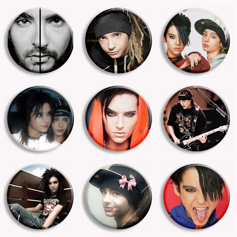 Rock Band Tokio Hotel Kaulitz  - Vintage Collectible Pins recension och pris