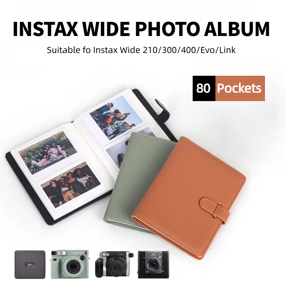 80 Pockets Instant Wide Photo  - Polaroid Photo Album recension och pris