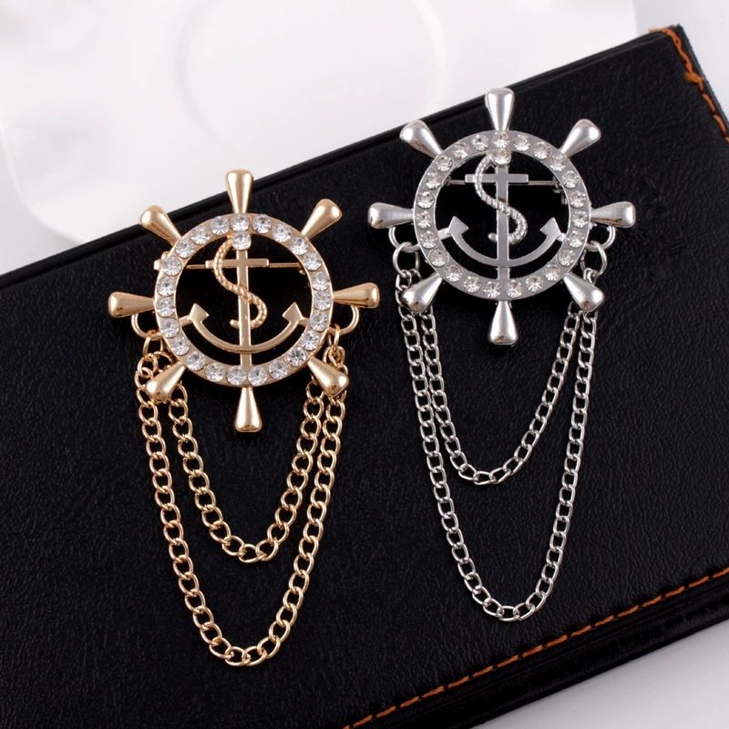 Vintage suit badge, navy style - Vintage Things Collection recension och pris