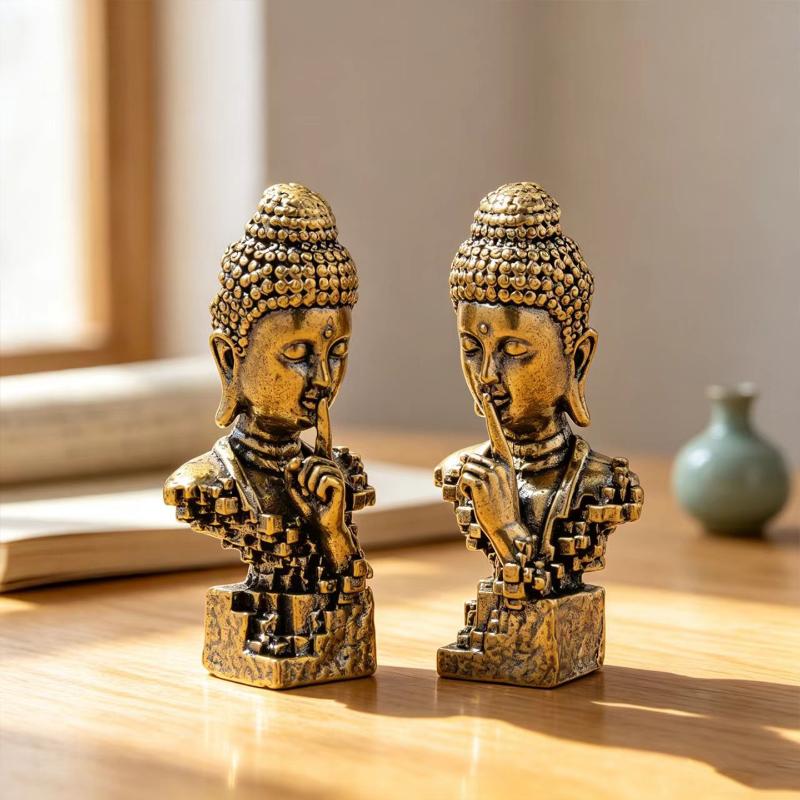 Hot Sale 1/3pcs Brass Silent B - Vintage Things Collection recension och pris